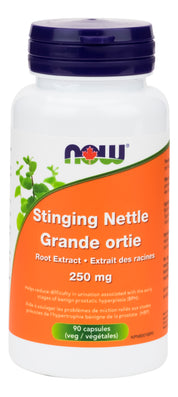 Extrato de raiz de urtiga 250 mg 90 caps NOW