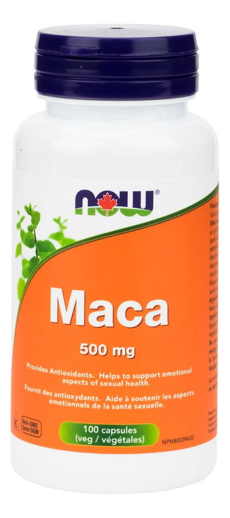 Maca 500 mg 100 gélules MAINTENANT