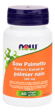 Extrait de palmier nain 160mg 60's MAINTENANT