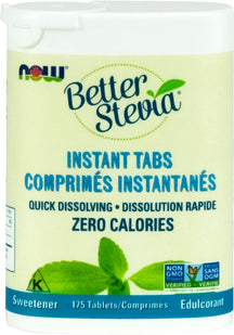 Stevia instant tabs zero calories 175 NOW