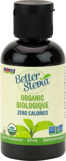 Better Stevia Organic zero calories 60ml  NOW