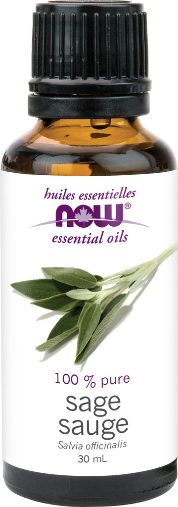 Sage 100% pure essential oil 30ml NOW