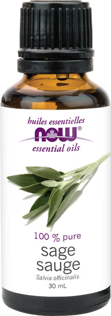 Sage 100% pure essential oil 30ml NOW