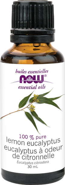Lemon/eucalyptus oil 100% pure essential oil 30ml NOW