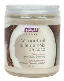 Coconut oil 100% natural, skin and hair 207ml NOW