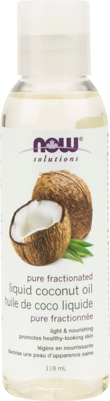 Óleo de coco líquido fracionado puro 118ml NOW