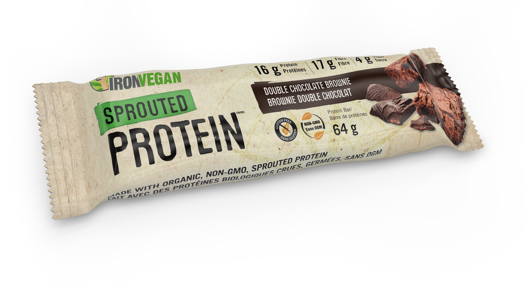 IronVegan Brownie Protein Sprouted Protein double chocolat