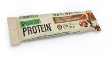 Pedaços de chocolate amendoim com proteína brotada da IronVegan