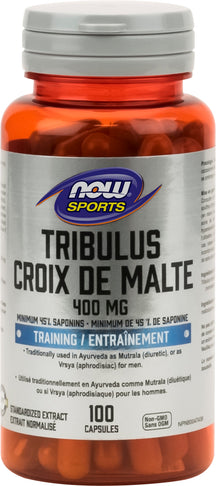 Extrait de Tribulus 400 mg 100 gélules NOW Sports