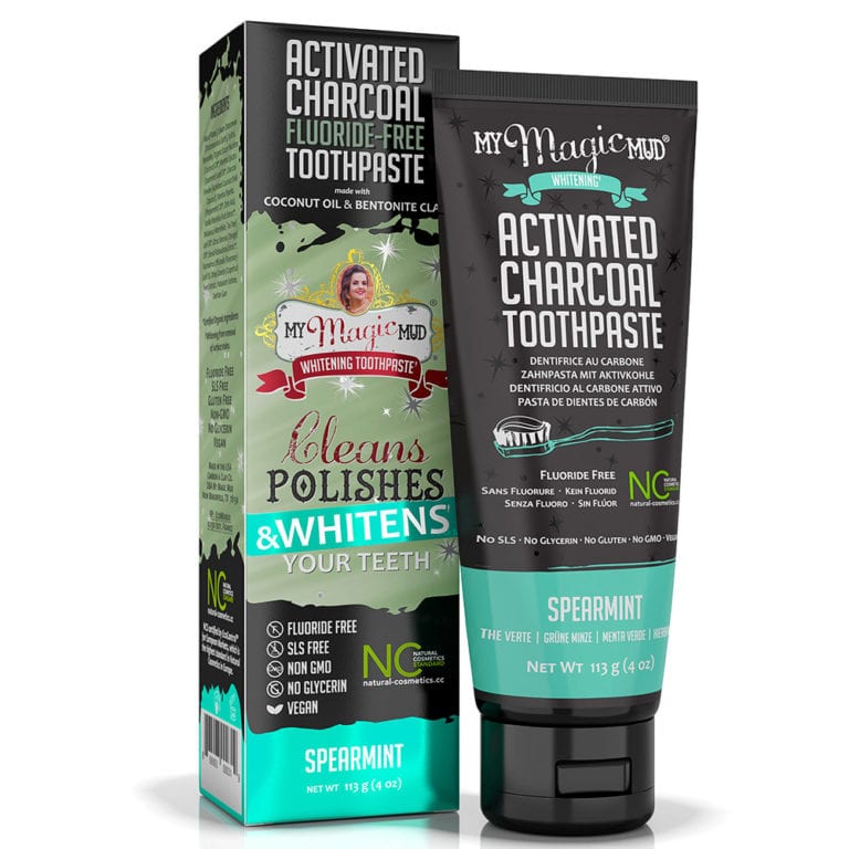 Activated Charcoal Toothpaste Spearmint My Magic Mud