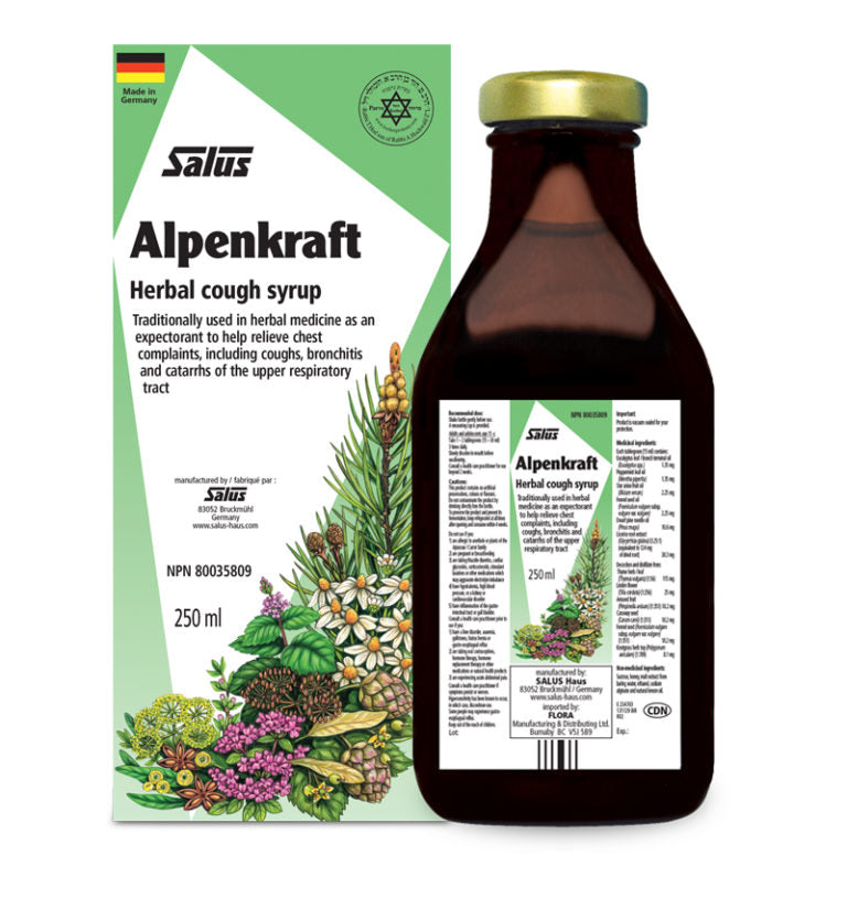 Alpenkraft Sirop contre la toux aux herbes 250ml Salus Flora