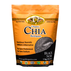Graine de chia biologique noir 454 gr. Inca's Gold