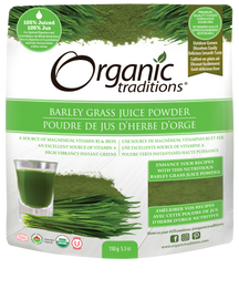 Organic Barley Grass Juice Powder 150gr Organic Traditions