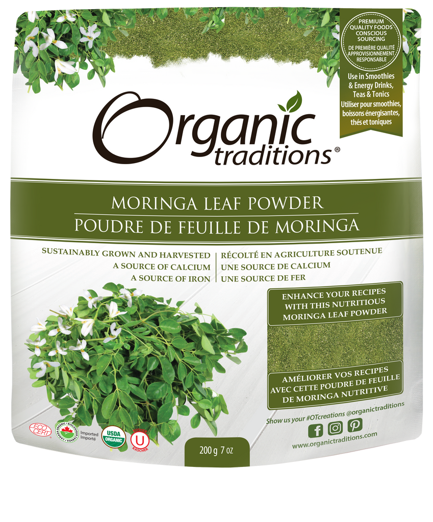 Organic Moringa Leaf Powder 227gr Organic Traditions