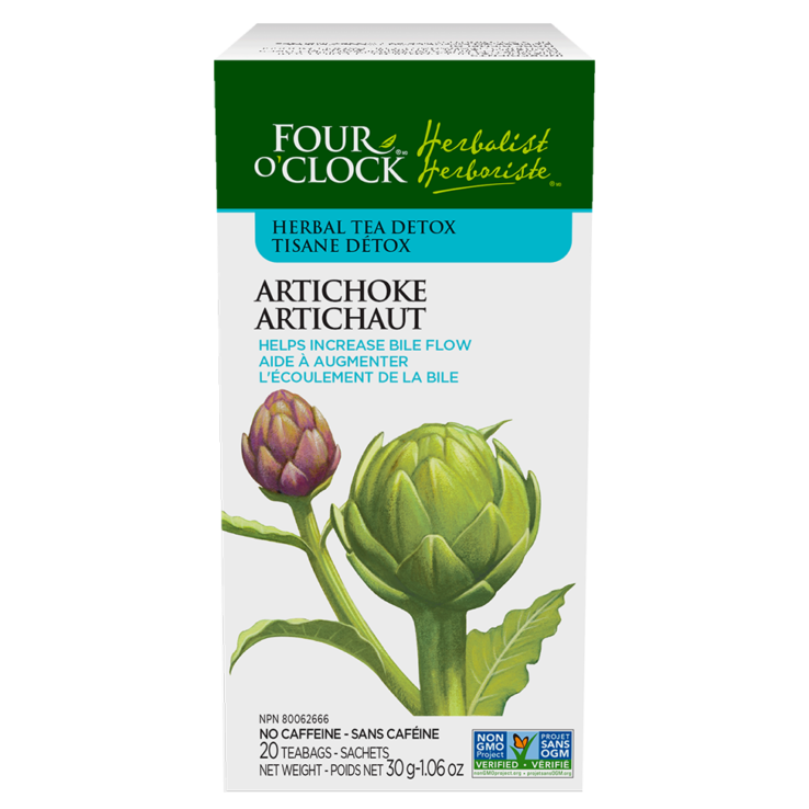 Artichoke Helps increase bile flow Herbal tea Detox