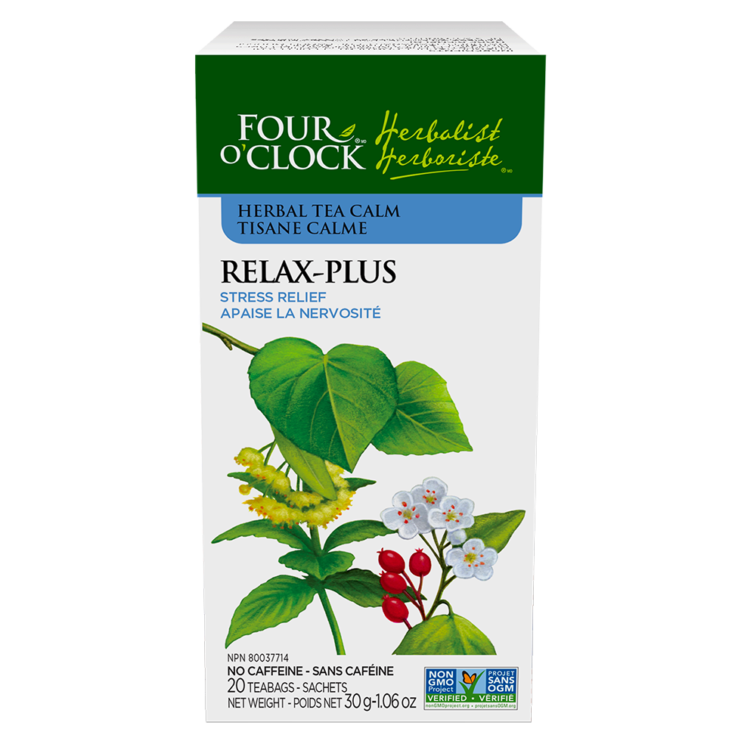 Relax Plus chá de ervas para aliviar o estresse