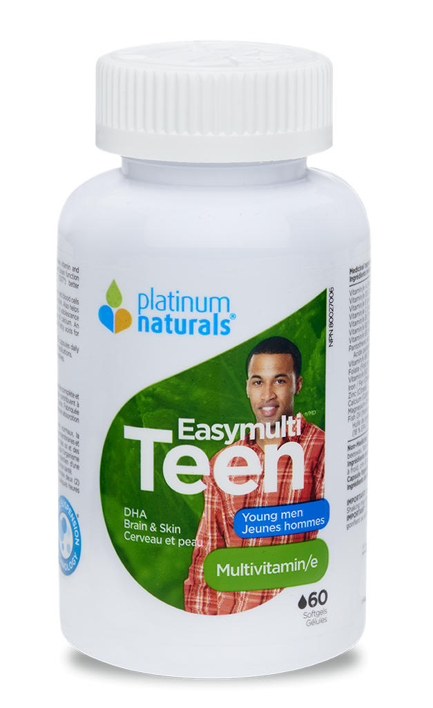 Easymulti Teen para homens jovens Platinum Naturals 60's