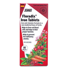 Floradix Iron Tablets 80 Salus