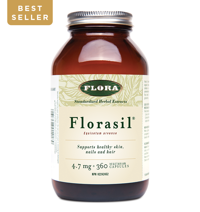 Florasil 360's suporta pele, unhas e cabelos saudáveis Flora