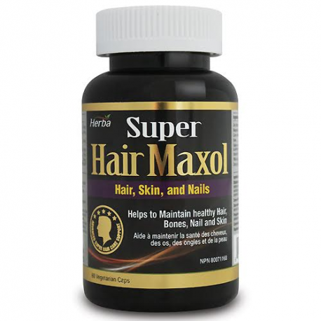 Super Hair Maxol hair, nails, and skin 60caps