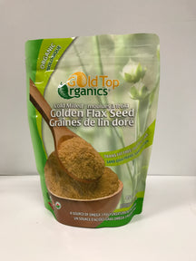 Organic Golden Flax Seed Cold Milled 454 gr.