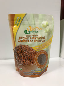 Organic Brown Flax Seed Whole 454 gr.