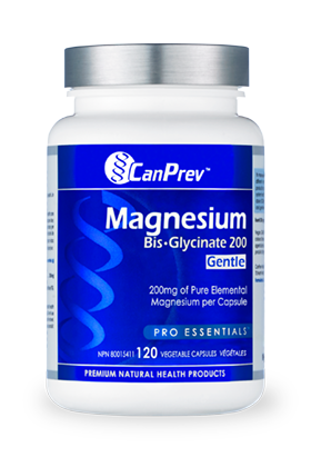Bis-Glicinato de magnésio 200 mg suave 120 cápsulas Canprev