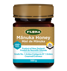 Manuka Honey 250+ MGO New Zealand grade 1 amber 10+ UMF 500gr.
