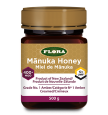 Manuka Honey 400+ MGO New Zealand grade 1 amber 12+ UMF 500gr.