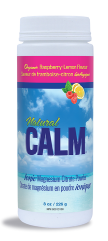 Natural CALM Organic Raspberry-Lemon flavour 226 gr. ionic magnesium