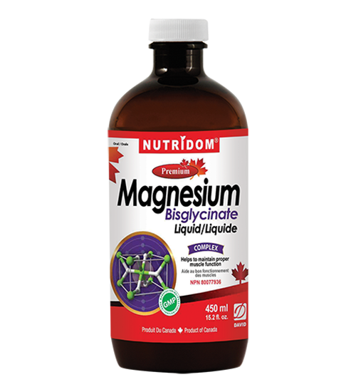 Magnesium Bisglycinate liquid 450ml Nutridom