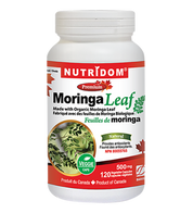 Folha de Moringa orgânica 500mg 120 caps Nutridom