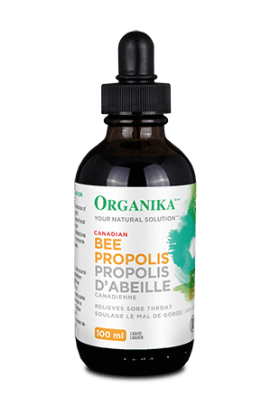 Bee Propolis Canadian 100ml no alcohol relieves sore throat Organika