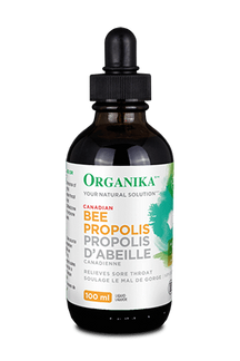 Bee Propolis Canadian 100ml no alcohol relieves sore throat Organika