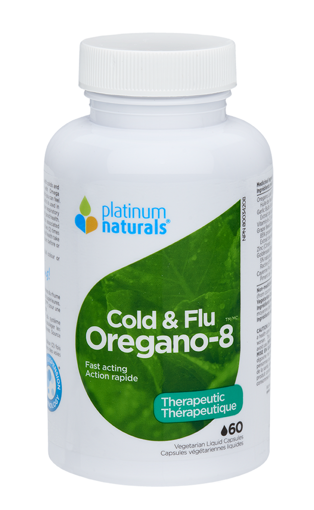 Cold & Flu Oregano-8 Platinum Naturals 60's
