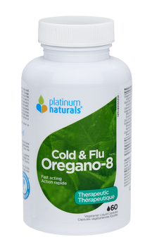 Frio e gripe Oregano-8 Platinum Naturals 60's