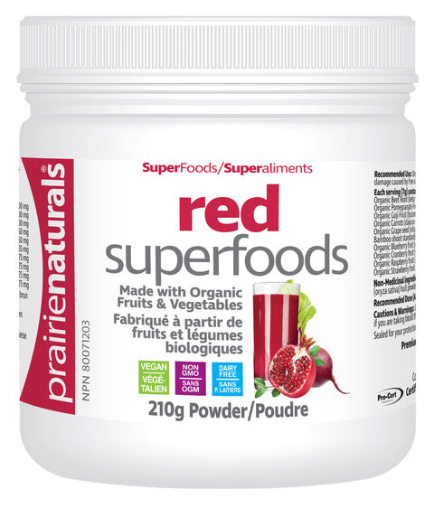 Red Superfoods organic fruits and vegetables 210 gr.