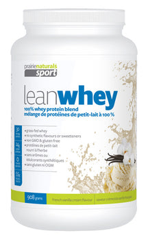LeanWhey 100% Whey protein Powder 908 gr. french Vanilla
