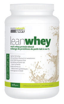 LeanWhey 100% Whey protein Powder 908 gr. Unflavoured