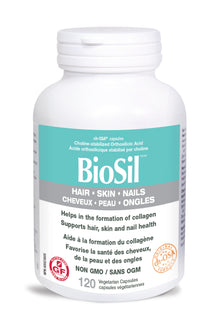 Biosil for Hair, Nails and Skin 120 caps Helps in Collagen Formation