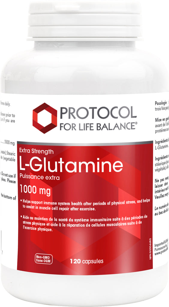 L-Glutamine 1000mg 120 caps Protocol