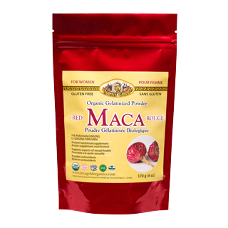 MACA Organic Gelatinized Powder Red 170gr. Inca's Gold