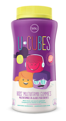 U-CUBES Gummies mastigáveis para crianças Multivitamínico 120's
