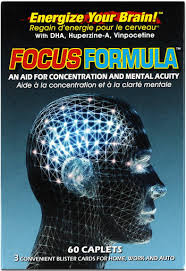 Focus Formula dynamise votre cerveau Nu-Life des années 60