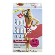 Body Balance Dieter Chá Cranberry Sabor 30's