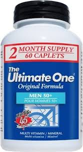 Ultimate One Men 50+ 2 mois d'approvisionnement Nu-Life 120's