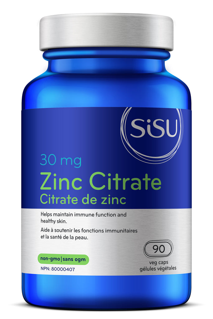 Citrato de zinco 30 mg SISU dos anos 90