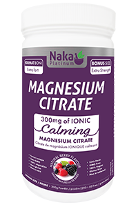 Platine Magnésium citrate Apaisant 250gr + 50gr