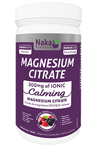 Citrato de Magnésio Platina Calmante 500gr + 100gr - Sabor Natural a Berry