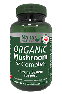 Platinum Organic Mushroom 60 + 15 caps